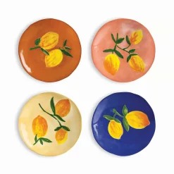 New Set of 4 Lemon Side Plates, 16cm Tableware Brands|Plates
