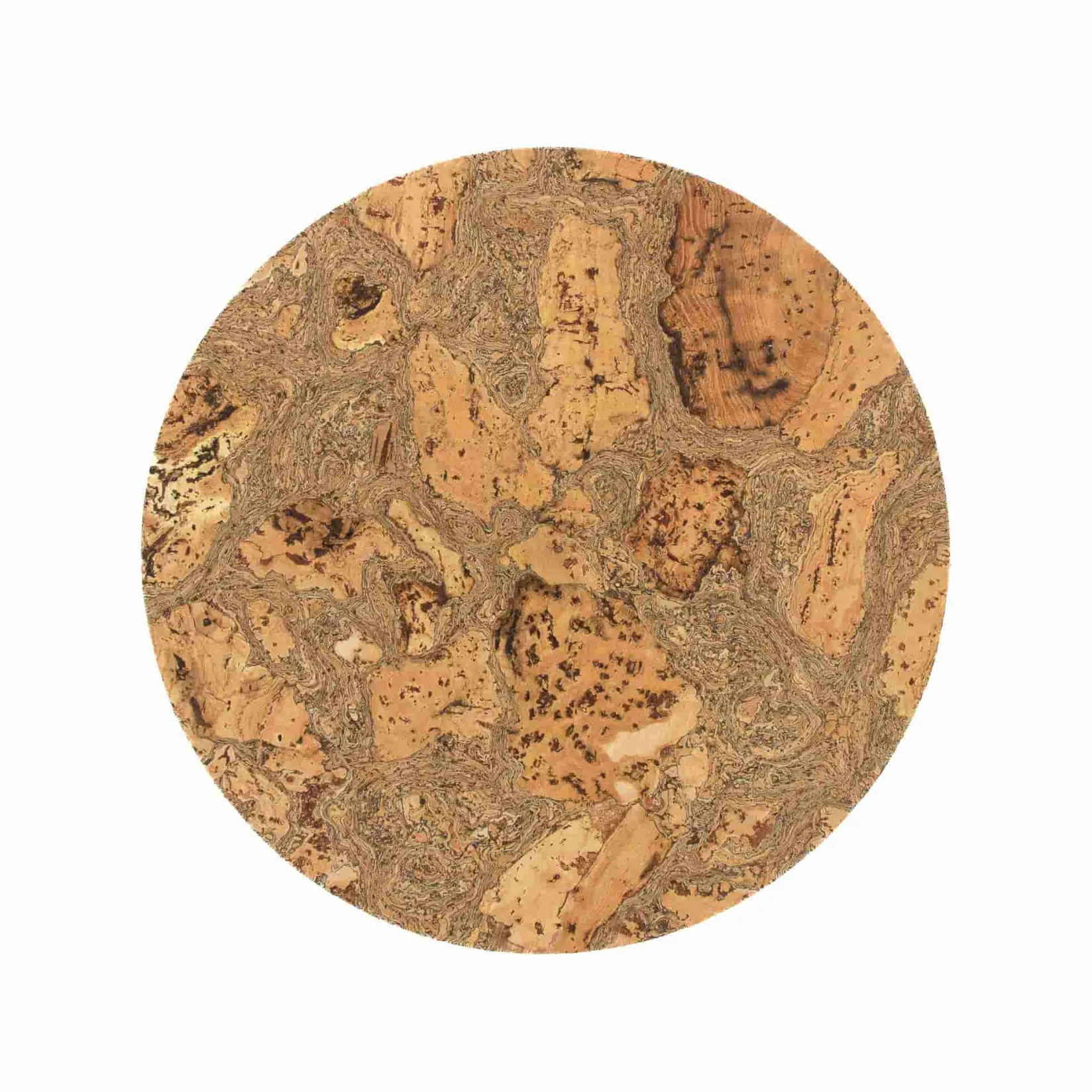 Best Set of 4 Marbled Cork Round Placemats, 30cm Tableware Brands