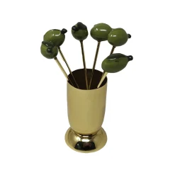 Clearance Set of 6 Olive Picks Tableware Brands|Cutlery
