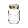 Sale Set of 12 Quattro Staggioni Wide Mouth Screw Top Glass Preserving Jars, 700ml Pickling, Preserving & Fermenting Jars