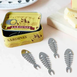 Best Set of 6 Sardine Snacking Forks in a Tin Serveware|Tableware Brands