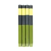 Online Set of 4 Striped Colourblock Dinner Candles Tableware Brands|Table Setting
