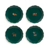 New Set of Four Woodland Animal Side Plates, 17cm Plates|Crockery & Dinnerware