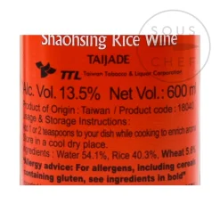 Hot Shaoxing Wine, 600ml Chinese Ingredients|Sauces & Condiments