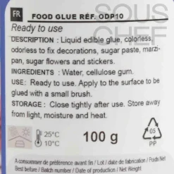 Clearance Short Dated Food Glue, 100g Ingredients Brands|Baking Ingredients