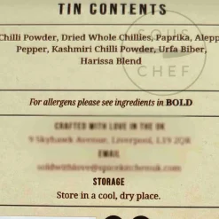 Best Short Dated Chilli Spice Tin Ingredients Brands|Herbs & Spices