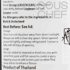 Online Shrimp Flavour Crushed Chilli, 134g Ingredients Brands|Southeast Asian Ingredients