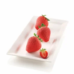 Discount Silicone Strawberry Dessert Mould, 95ml Baking Supplies & Equipment