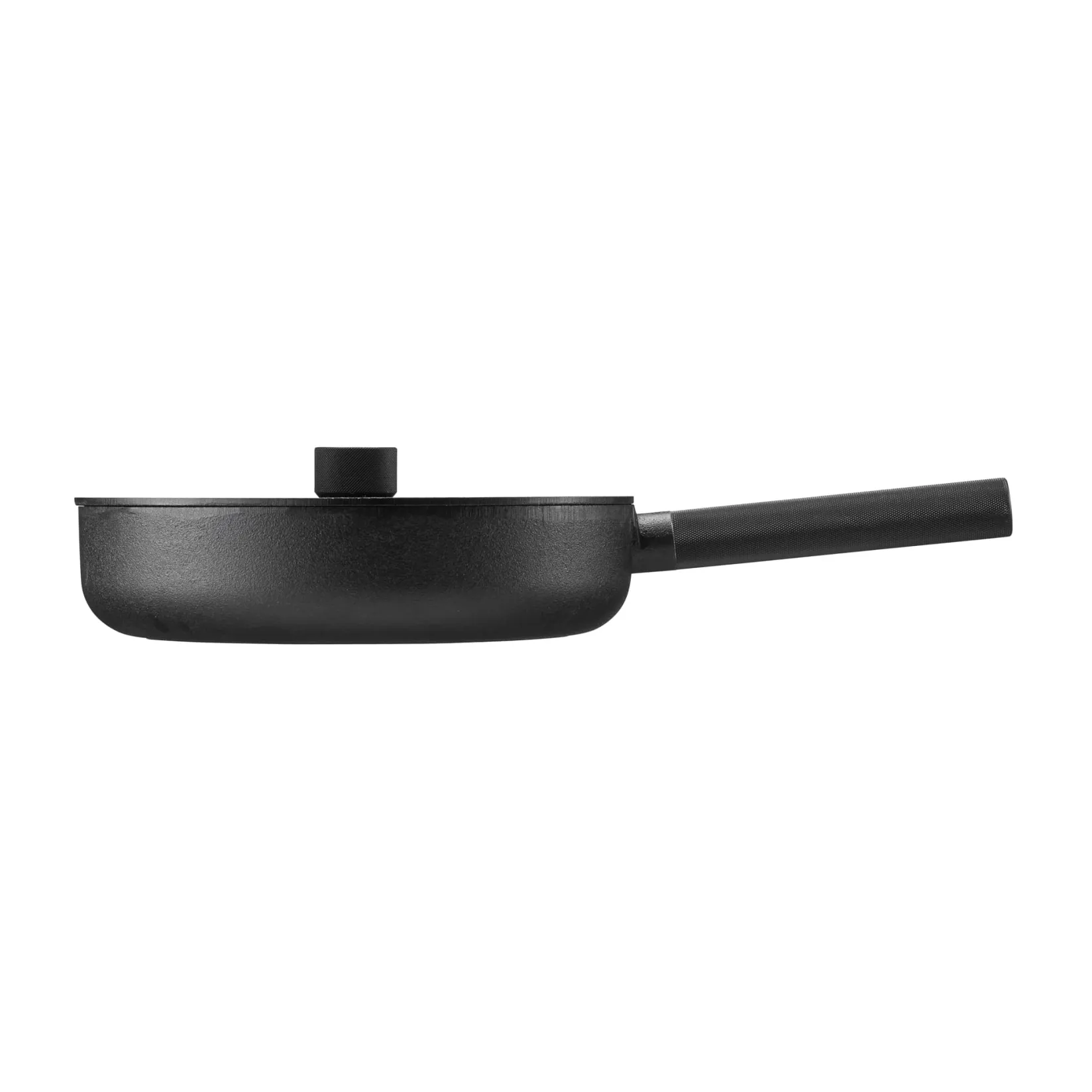 Online Noir Cast Iron Saute Pan with Lid, 28cm Pots & Pans