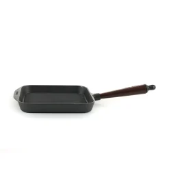 Outlet Traditional Cast Iron Square Grill Pan, 25cm Serveware|Pots & Pans
