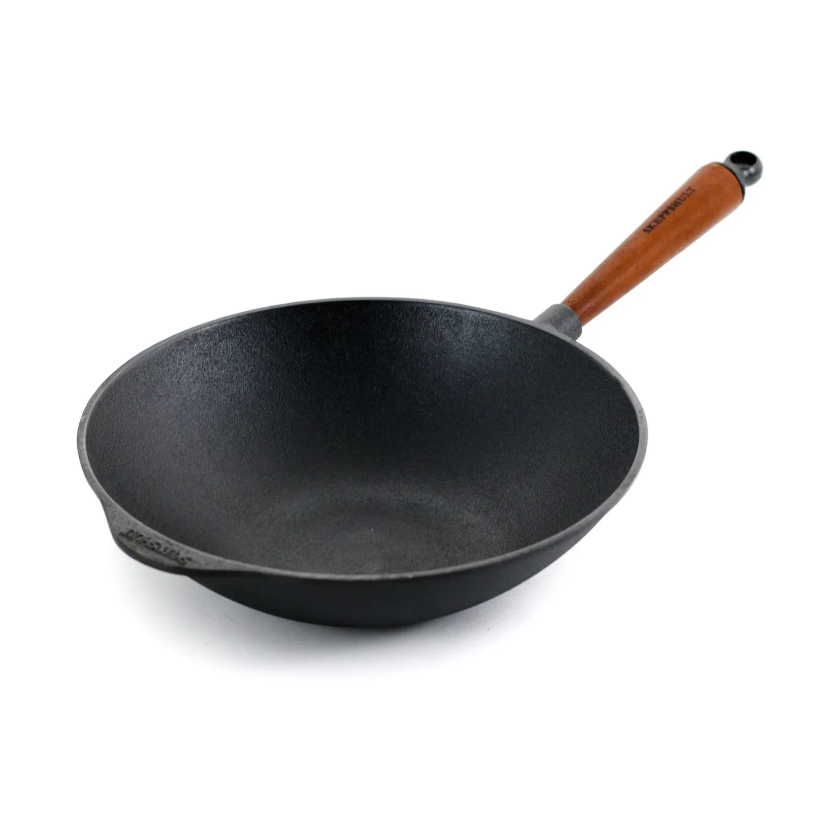 Sale Traditional Cast Iron Wok, 30cm Pots & Pans