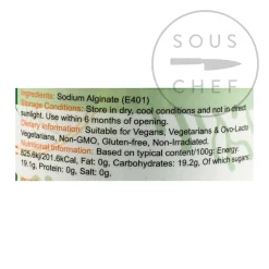 Clearance Sodium Alginate, 100g Ingredients Brands|Baking Ingredients