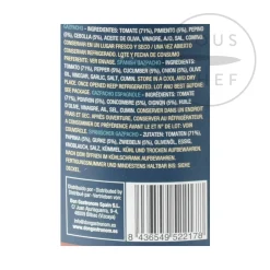 New Spanish Gazpacho, 490g Ingredients Brands|Spanish Ingredients