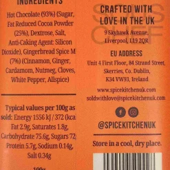 Best Gingerbread Hot Chocolate, 100g Ingredients Brands|Drinks