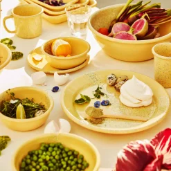 Clearance Splatter Fest Enamel Mug, Yellow, 350ml Tableware Brands|Middle Eastern Ingredients