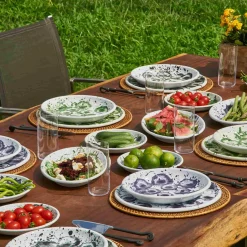 Online Splatter Madness Enamel Oval Serving Plate, Purple, 31cm Middle Eastern Ingredients|Table Setting