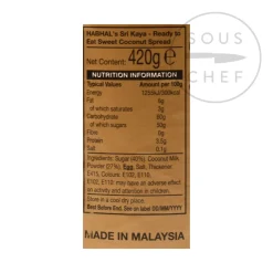 Clearance Sri Kaya Coconut Spread, 420g Southeast Asian Ingredients|Jam, Honey & Spreads