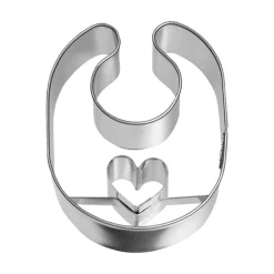Best Stainless Steel Baby Bib Cookie Cutter, 6cm Baking Supplies & Equipment