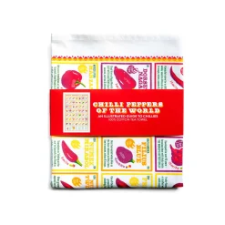 New Chilli Peppers of the World Tea Towel Made In The Uk|Kitchen Textiles & Clothing