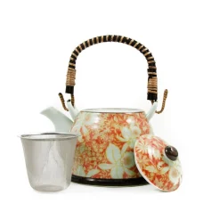 Online Suisen Red Japanese Teapot Tableware Brands|Japanese Ingredients
