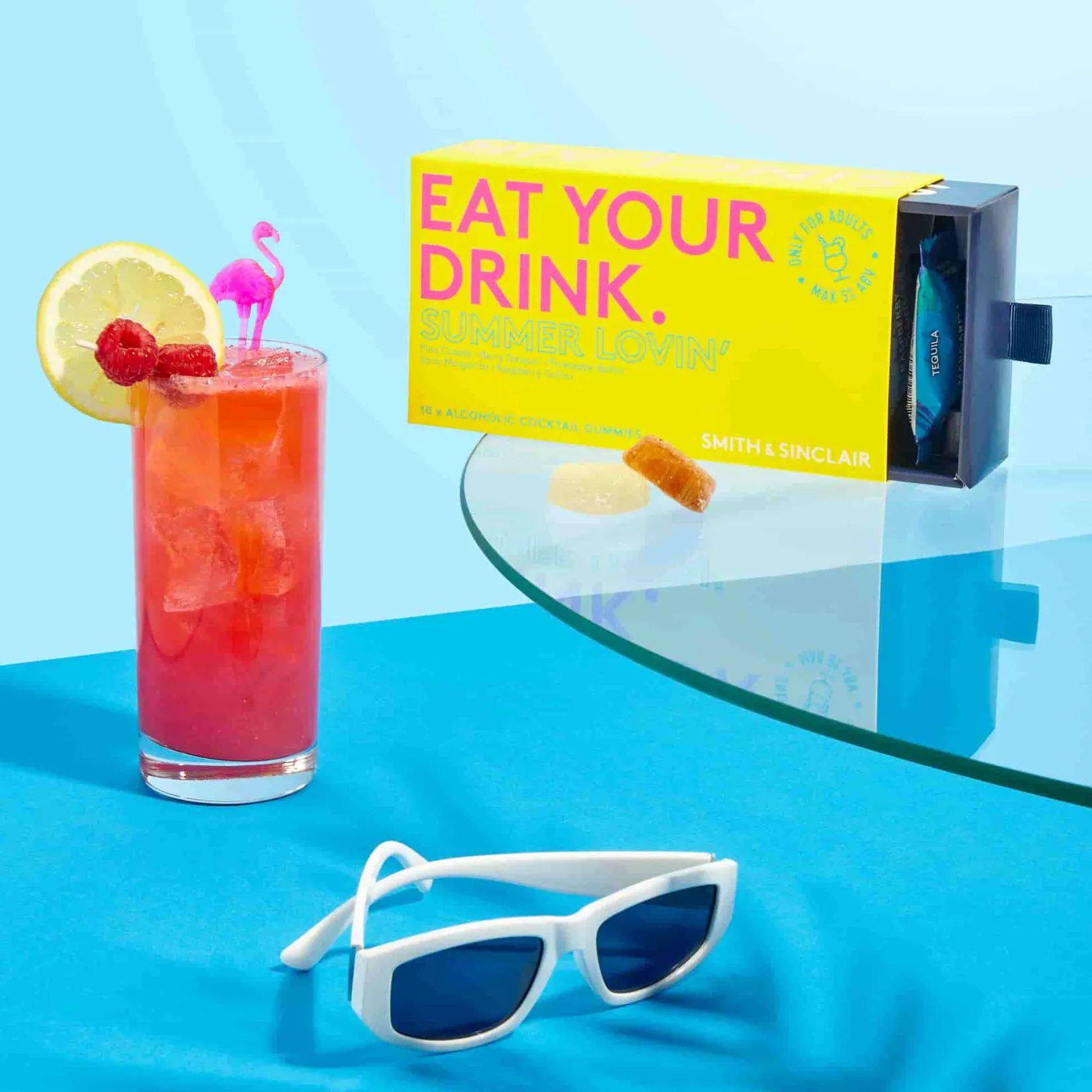 Hot Summer Lovin' 5V Alcoholic Cocktail Jelly Sweets, 140g Ingredients Brands|Chocolate & Sweets