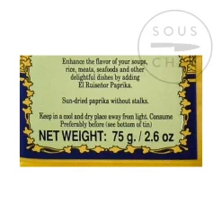 Hot Sundried Paprika D.O. Murcia Dulce, 75g Spanish Ingredients|Ingredients Brands