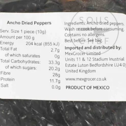 Best Ancho Chilli, 75g Mexican Ingredients|Herbs & Spices