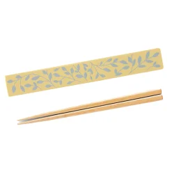 Clearance Wooden Chopsticks in Floral Yellow Case Tableware Brands|Japanese Ingredients