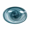 Best Teal Marble Glass Salad Bowl, 30cm Tableware Brands|Crockery & Dinnerware
