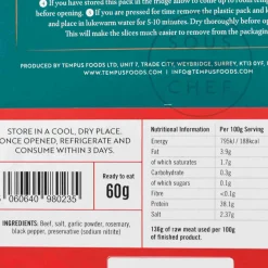 Clearance British Bresaola, 60g Ingredients Brands|Snacks