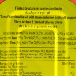 Outlet Tuna Fillet with Lemon & Piri Piri, 120g Tinned Fish & Seafood|Ingredients Brands