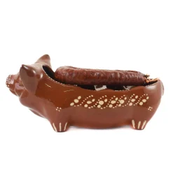 Outlet Terracotta Chorizo Pig Serving Dish, 30cm Tableware Brands