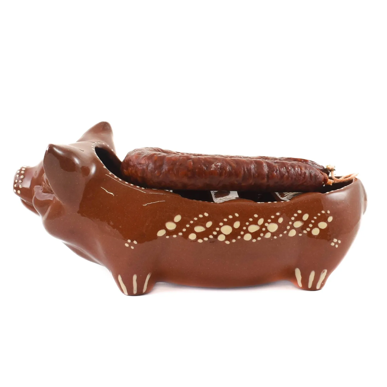 Outlet Terracotta Chorizo Pig Serving Dish, 30cm Tableware Brands