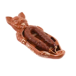 Clearance Terracotta Chorizo Pig Serving Dish, 33cm Tableware Brands