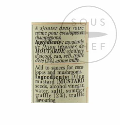 Online Mustard With Summer Truffle (2%), 100g Ingredients Brands|French Ingredients