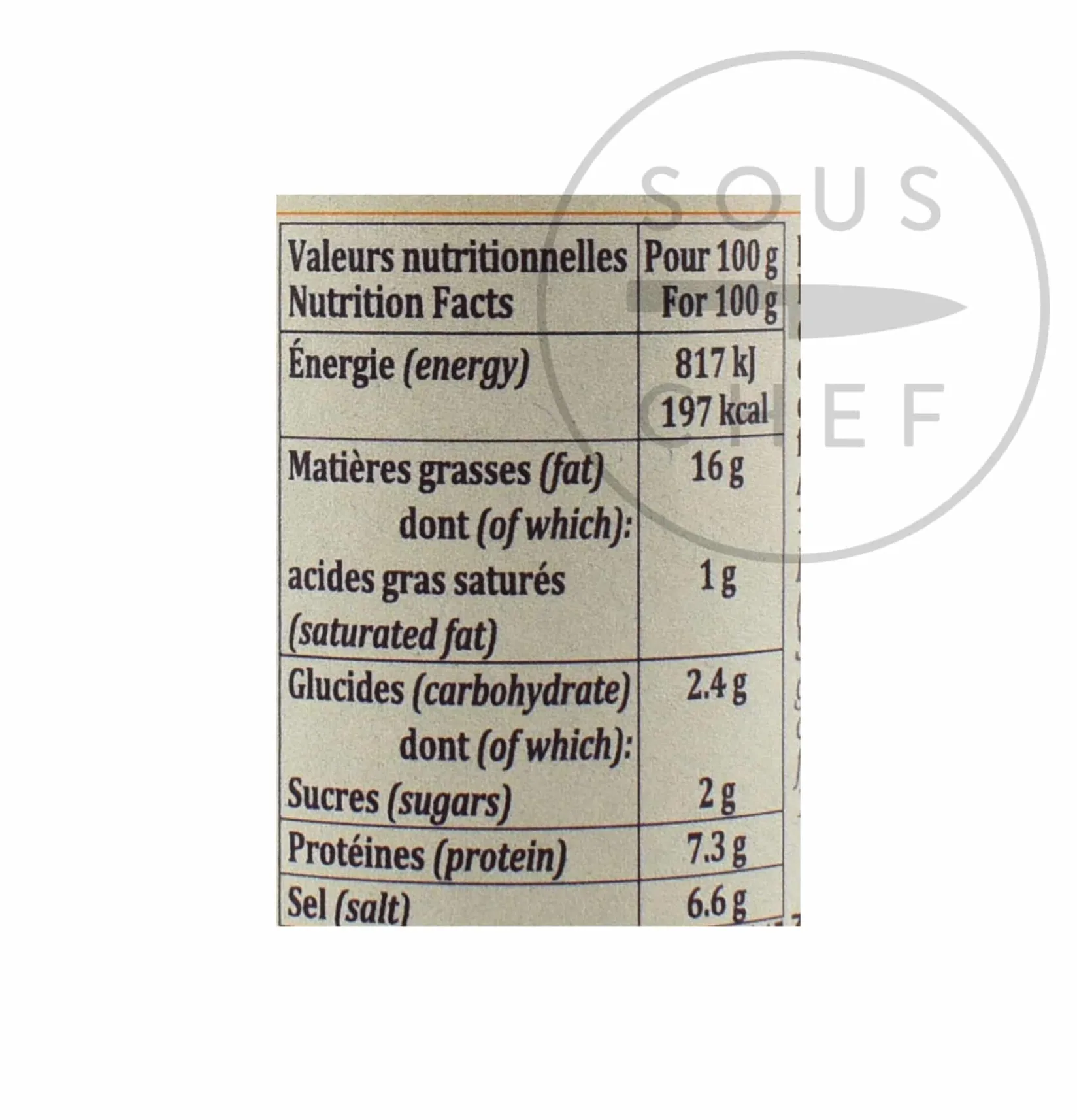 Best Mustard With Roasted Spices, 100g Ingredients Brands|French Ingredients