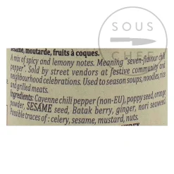 Sale Shichimi Togarashi Spices, 50g Ingredients Brands|Japanese Ingredients