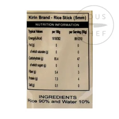 Online Thai Rice Stick Noodle 5mm, 400g Southeast Asian Ingredients|Ingredients Brands