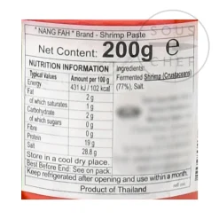 Discount Thai Shrimp Paste, 200g Southeast Asian Ingredients|Sauces & Condiments