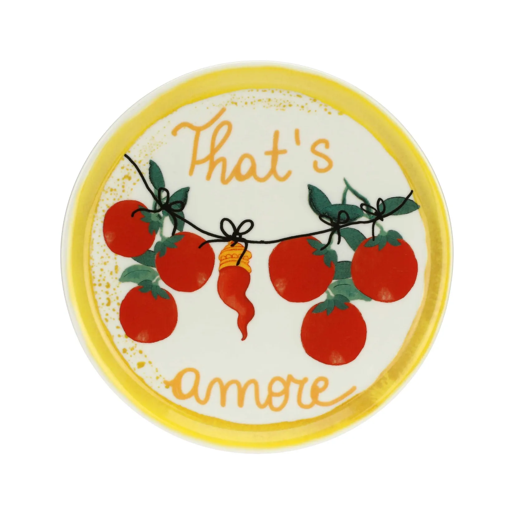 Hot That's Amore Porcelain Pizza Plate, 31cm Plates|Crockery & Dinnerware