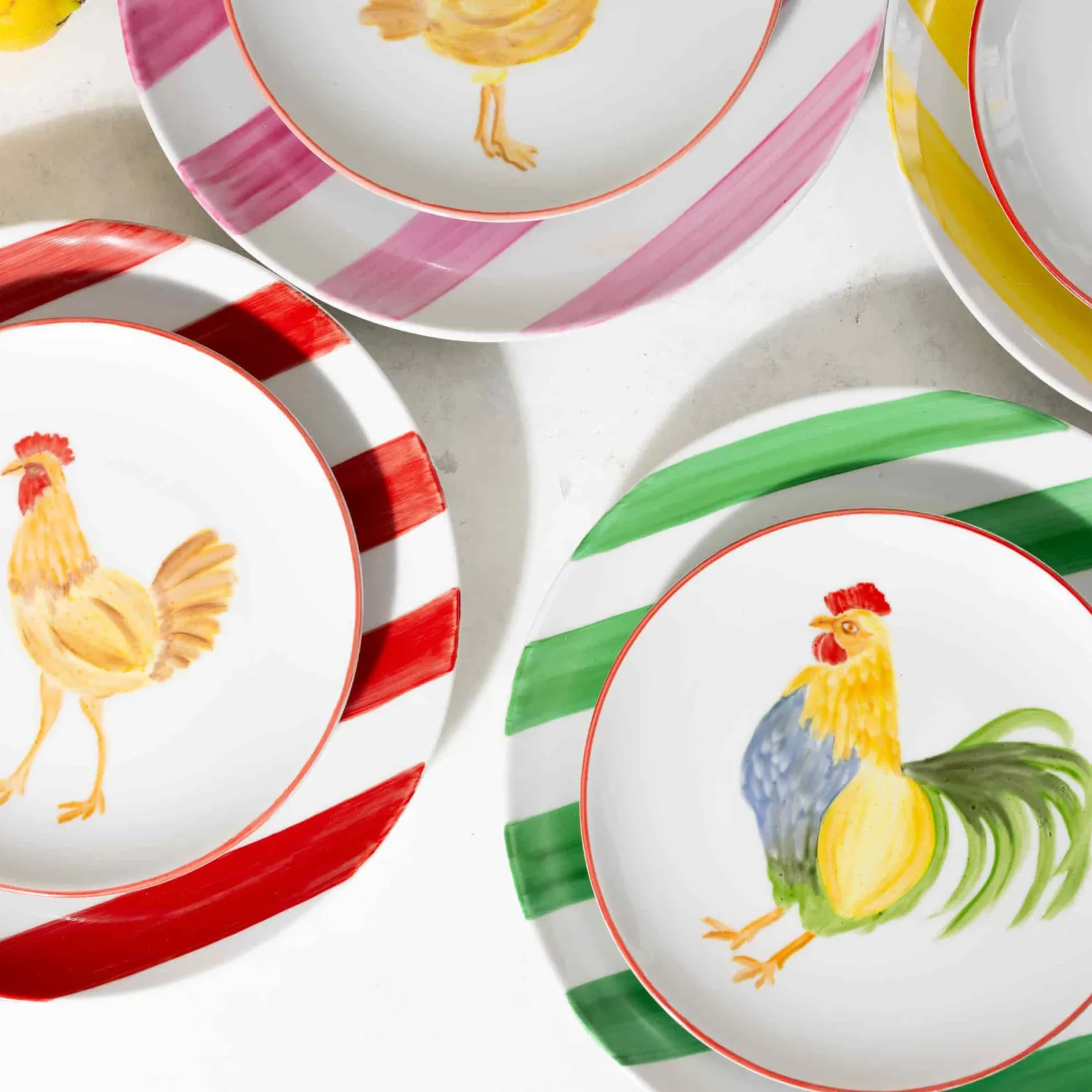 Online Lola Chicken Porcelain Side Plate, 21cm Tableware Brands|Plates