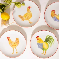 Online Manolo Rooster Porcelain Side Plate, 21cm Tableware Brands|Plates