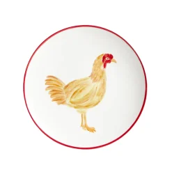 Hot Menchu Chicken Porcelain Side Plate, 21cm Plates|Crockery & Dinnerware