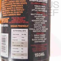Hot Meat Candy Texas BBQ Sauce, 150ml Ingredients Brands|Sauces & Condiments