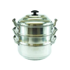 Hot 3-Tier Aluminium Steamer Chinese Ingredients|Kitchen Tools & Utensils