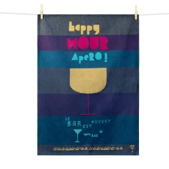 Outlet Happy Hour French Jacquard Tea Towel Kitchen Textiles & Clothing