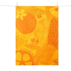 Discount Lemon French Jacquard Tea Towel Kitchen Textiles & Clothing