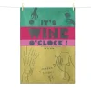 Sale Wine O'Clock French Jacquard Tea Towel Kitchen Textiles & Clothing
