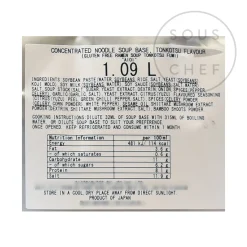 Online Tonkotsu Flavour Ramen Soup Base, 1.1 litre Ingredients Brands|Japanese Ingredients