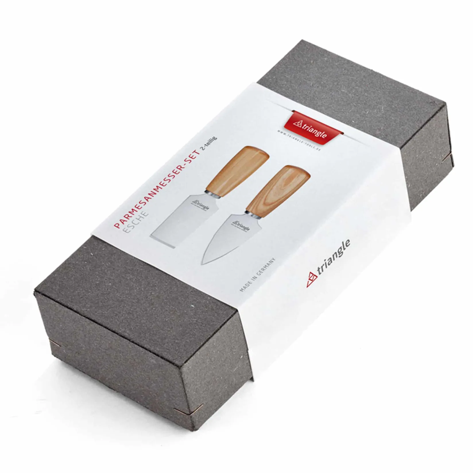 Discount Set of 2 Parmesan Knives with Ash Wood Handles Kitchen Knives